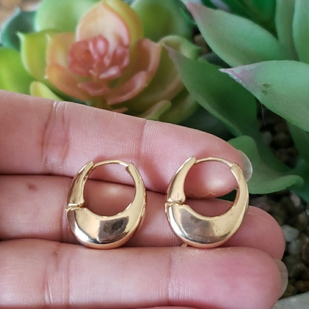 Gold Hoop Earrings